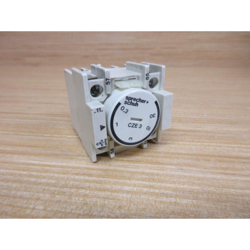 Sprecher + Schuh CZE3-30S Timer CZE3-11-0.3-30S - New No Box Sprecher + Schuh CZE3-30S Timer CZE3-11-0.3-30S - New No Box