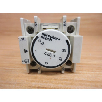 Sprecher + Schuh CZE3-30S Timer CZE3-11-0.3-30S - New No Box