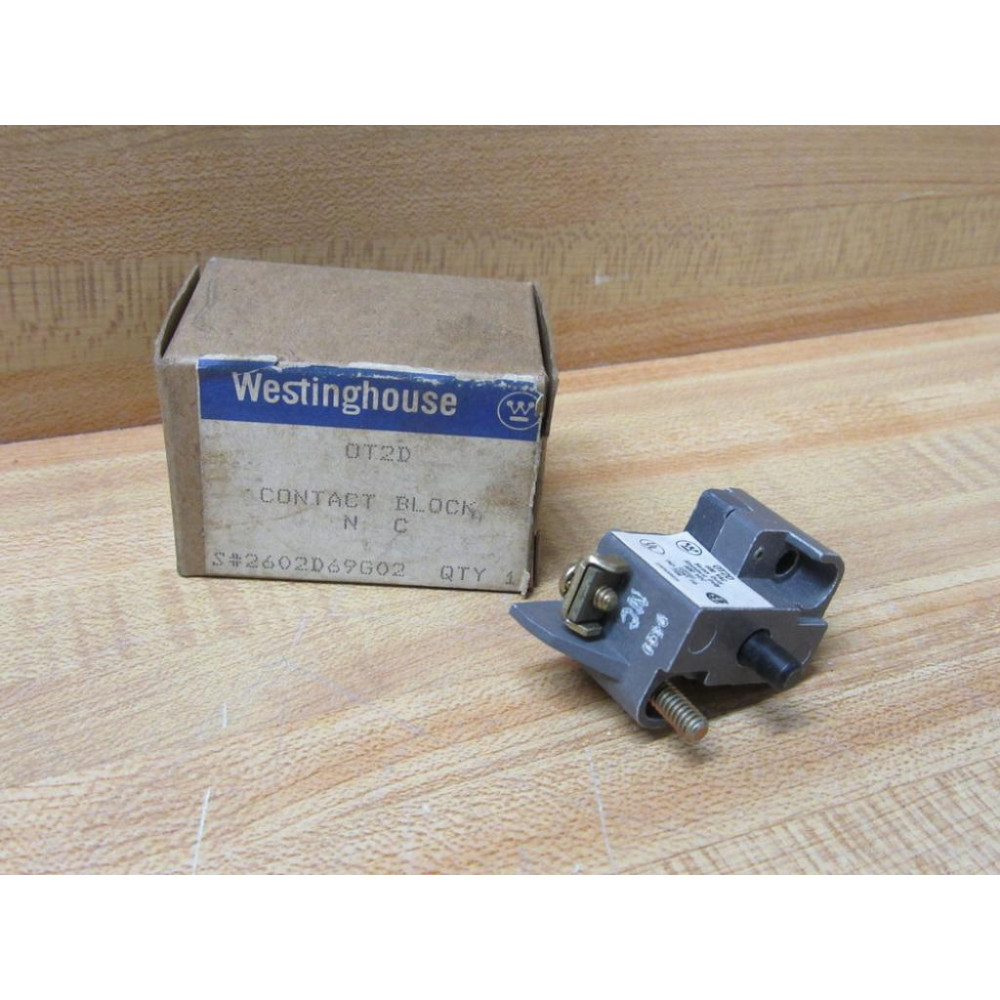 Westinghouse 0T2D Contact Block NC OT2D 2602D69G02