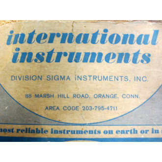 International Instruments 7345 Edgewise Panel Meter 0-600 PowerSetpoint - New No Box