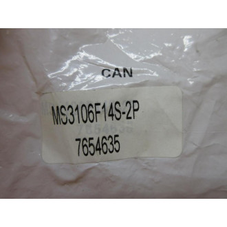 ITT Cannon Electric MS3106F14S-2P Connector 7654635
