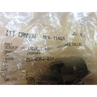 ITT Cannon Electric MS3106F14S-2P Connector 7654635