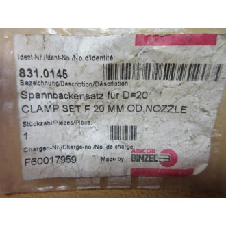 Abicor Binzel 831.0145 Clamp Set F