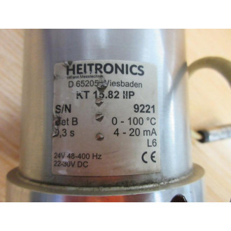 Heitronics KT15.82 IIP Infrared Radiation Pyrometer KT1582IIP - Used