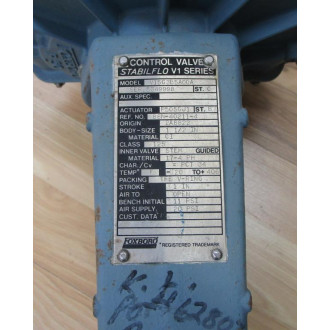 Foxboro V1SG3B5A00A Stabilflo Control Valve V1 - New No Box