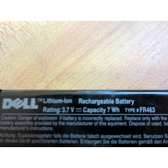 Dell FR463 Lithium-ion Rechargeable Battery 0NU209 - Used Dell FR463 Lithium-ion Rechargeable Battery 0NU209 - Used
