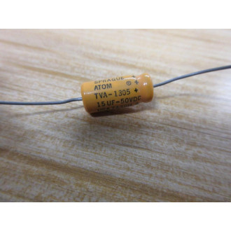 Sprague TVA-1305 Capacitor 15µF 50VDC (Pack of 11) - New No Box