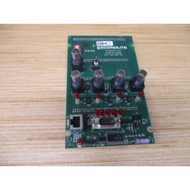 Econolite 200-1000-501 Autoscope 2020 Interface Board - Used