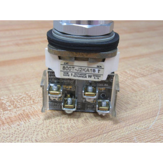 Allen Bradley 800T-J2KA1B 3-Pos. Selector Switch 800TJ2KA1B 800T-XA - New No Box