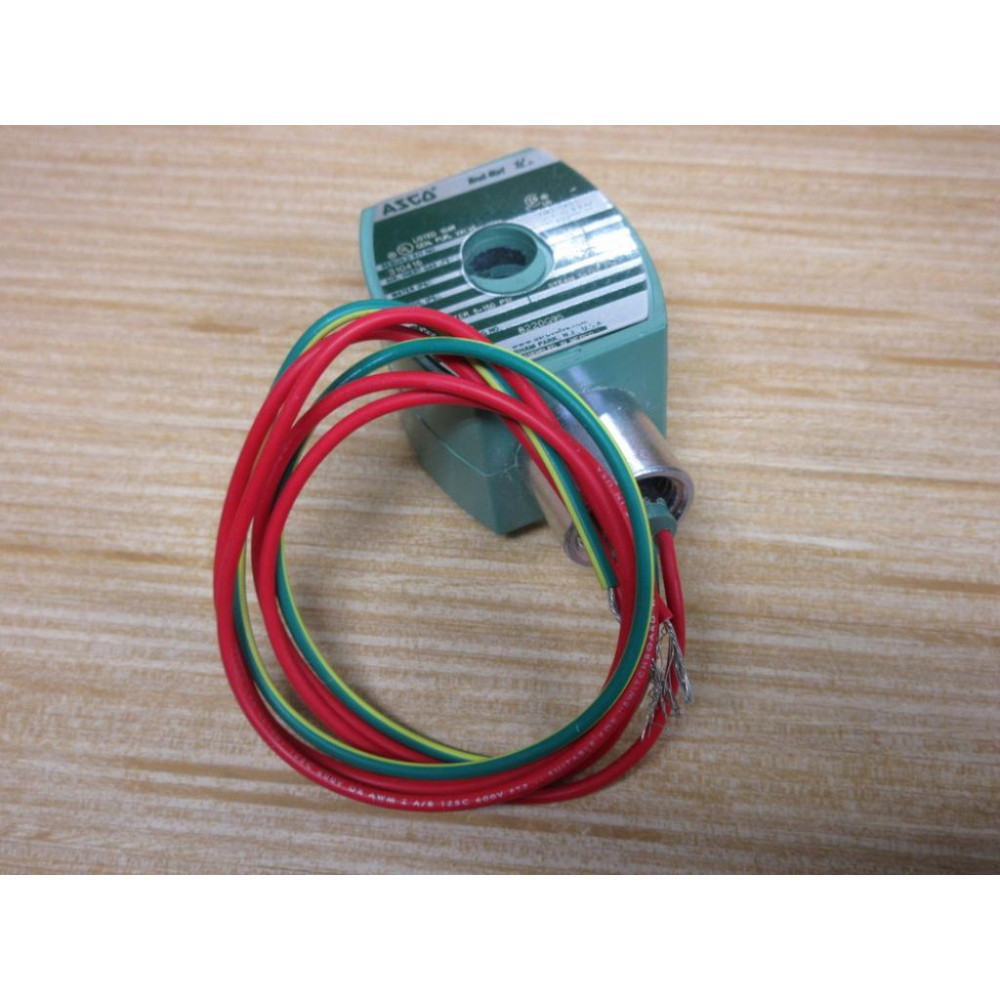Asco 8220G95 Red-Hat II Solenoid Valve Coil Only - New No Box Asco 8220G95 Red-Hat II Solenoid Valve Coil Only - New No Box