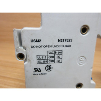 Ferraz Shawmut USM2 Gould Fuse Holder N217523 600V 30A (Pack of 2) - Used