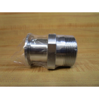 Wayland W421MP-15 1-12" Stainless Steel Male Clamp Adapter