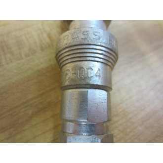 Swagelok QC4 14" Quick Connect Brass Tube Fitting - New No Box