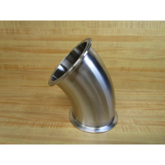Wayland W42KMP-4 4" 45° Stainless Steel Clamp Elbow W42KMP4 - New No Box