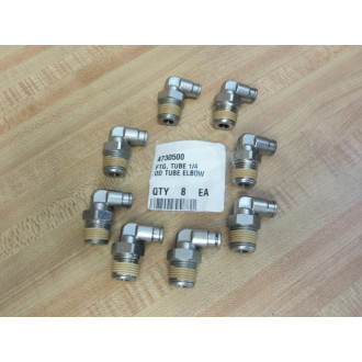 4730500 14" 90° Elbow Tube Fitting (Pack of 8) - New No Box