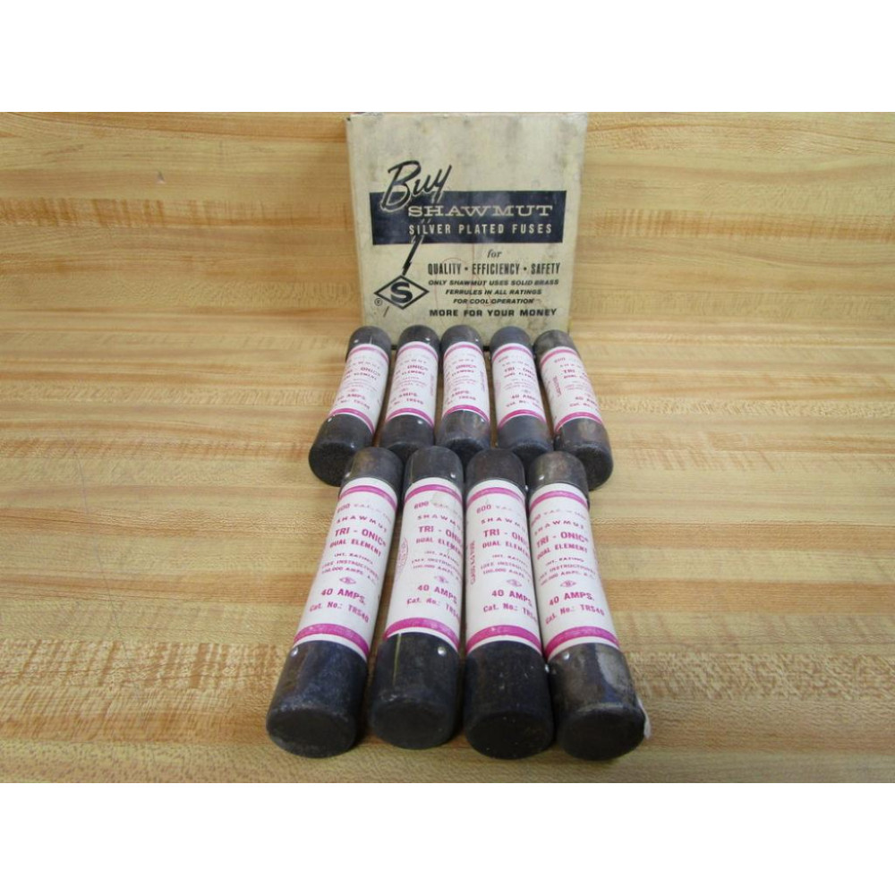 Gould Shawmut Ferraz Trionic TRS40 Fuse 40A Tested (Pack of 9)