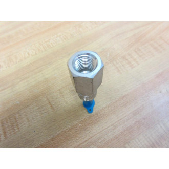 Swagelok B-QC4-D-400 14" Quick Connect Stem wValve BQC4D400 14" NPT - New No Box