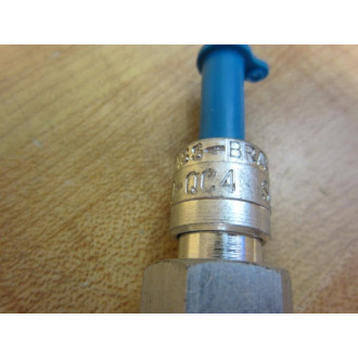 Swagelok B-QC4-D-400 14" Quick Connect Stem wValve BQC4D400 14" NPT - New No Box