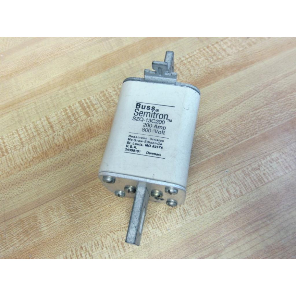 Buss SZQ-13C200 Semitron Fuse SZQ13C200 Tested - New No Box