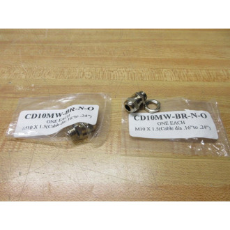 CD10MW-BR-N-O Cable Gland, Cord Grip CD10MW-BR (Pack of 3)