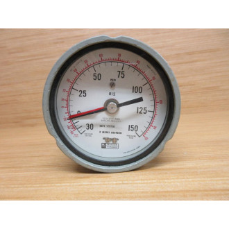Weksler SQ23-3FHP-RWBX Pressure Gauge R12 - New No Box