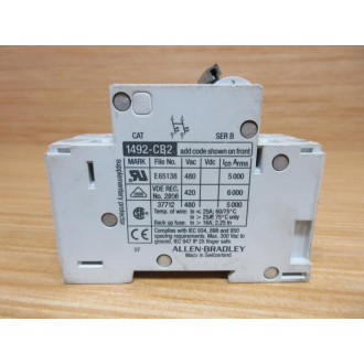 Allen Bradley 1492-CB2H070 Breaker 1492CB2H070 7A - Used