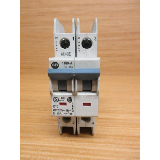 AllenBradley 1489-A2D100 10A Circuit Breaker 1489A2D100 - Used