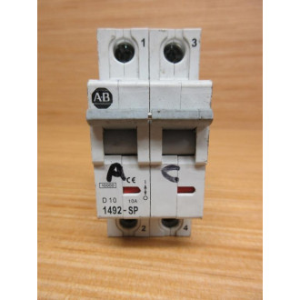Allen Bradley 1492-SP2D100 10A Circuit Breaker - Used