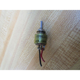 Allen Bradley 7779134-8 25K OHM Reostat 77791348 - Used