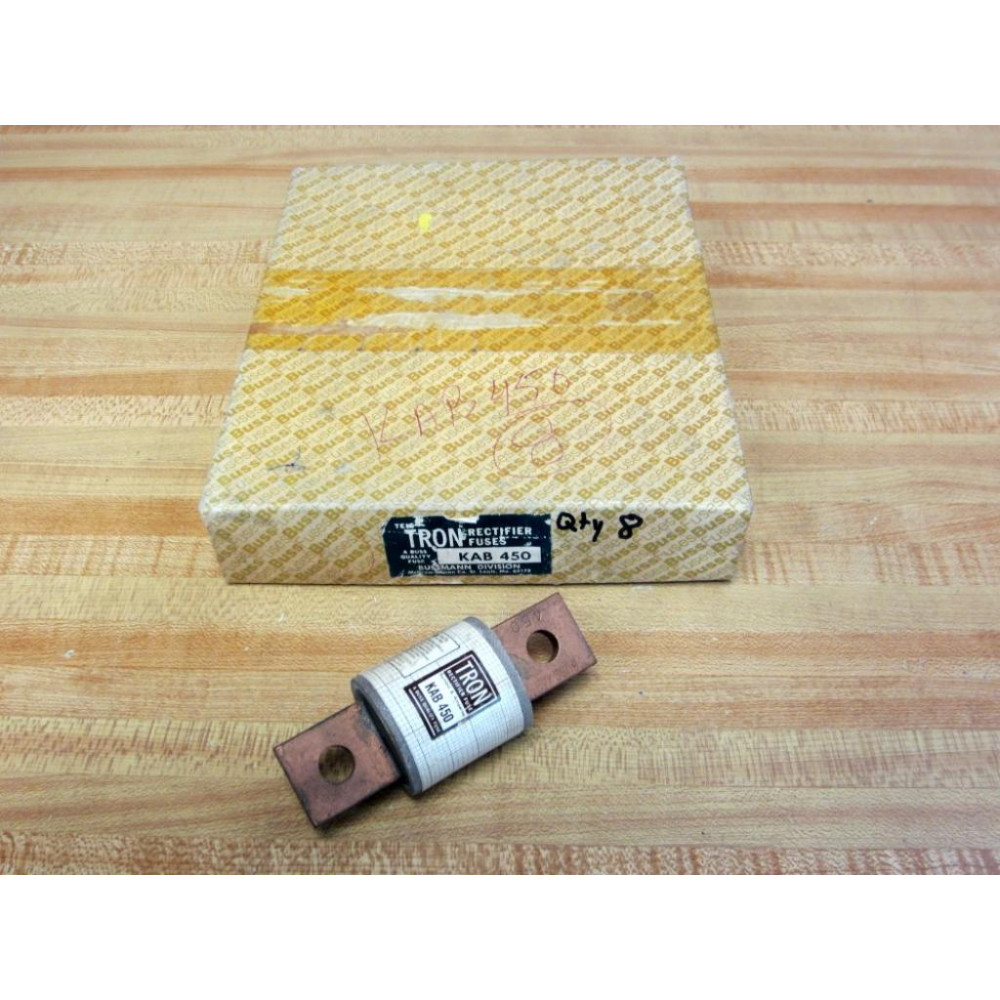 Bussmann KAB 450 Tron Rectifier Fuse KAB450 (Pack of 8)