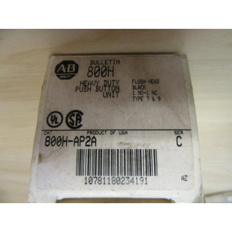 Allen Bradley 800H-AP2A Push Button 800H-AP2