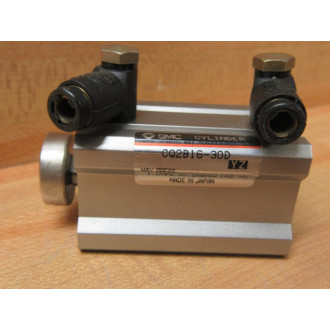 SMC CQ2B16-30DM Cylinder CQ2B1630DM - Used