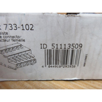 Wago 733-102 Plug-In Terminal Block 733102 (Pack of 22)