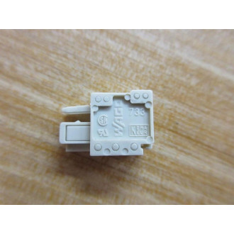 Wago 733-102 Plug-In Terminal Block 733102 (Pack of 22)