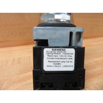Siemens 52PP2G2A PushPull Switch 2-Pos WRed Lens - New No Box