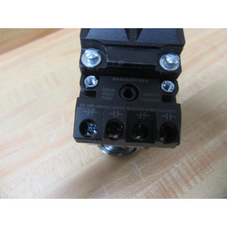 Siemens 52PP2G2A PushPull Switch 2-Pos WRed Lens - New No Box