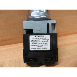 Siemens 52PP2DRAB PushPull Illum. Operator - New No Box