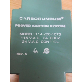 Carborundum 114-200-1070 Ignition Module 1142001070 Rev. A, Chipped - Used