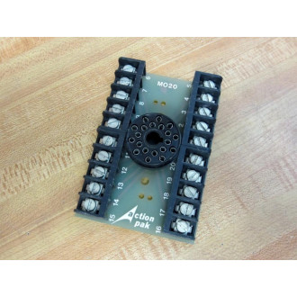 Action Pak MO20 Relay Socket Terminal M020 - New No Box