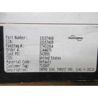 InproSeal 1041-A-28226-5 Bearing Isolator 10157409