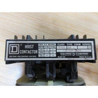 Square D 8965-R01 Hoist Contactor 8965R01 - Used