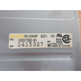 Teac 193077B2-91 Floppy Disc Drive FD-235HF - Used