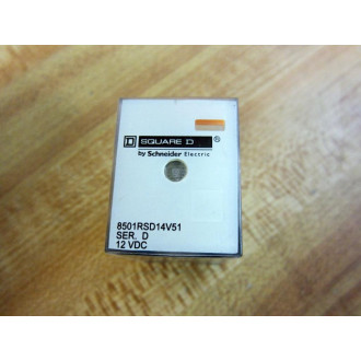 Square D 8501RSD14V51 Miniature Relay 12VDC