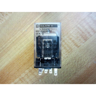 Square D 8501RSD14V51 Miniature Relay 12VDC