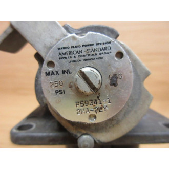 American Standard P59341-1 Webco Valve 2HA-2LY - Used