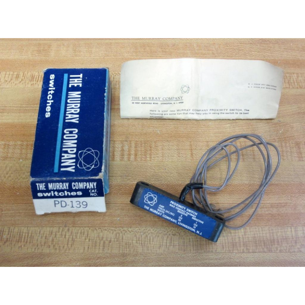 Murray PD-139 Proximity Switch PD139 Murray PD-139 Proximity Switch PD139