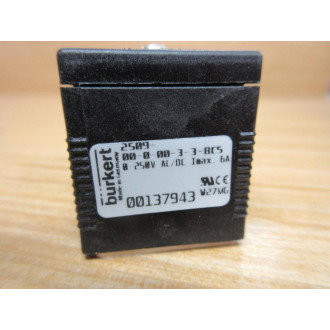 Burkert 00137943 Cable Connector 2509-00-0-00-3-3-BCS - New No Box