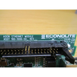 Econolite 100-1006-501 ASCIII Ethernet Module Board 1001006501 - Used