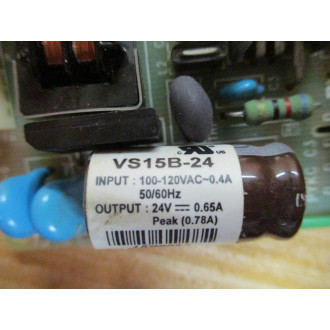 Nemic-Lambda VS15B-24 Power Supply Board PWB-597A - Used