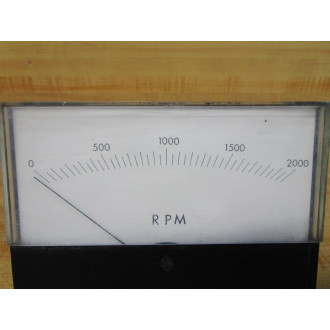 Louis Allis 0-2000 RPM Modutec Panel Meter 0-2000 (Pack of 2) - Used